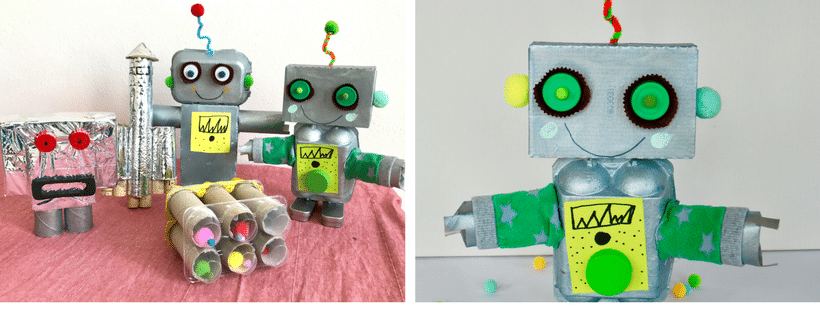 DIY Trash Roboter basteln