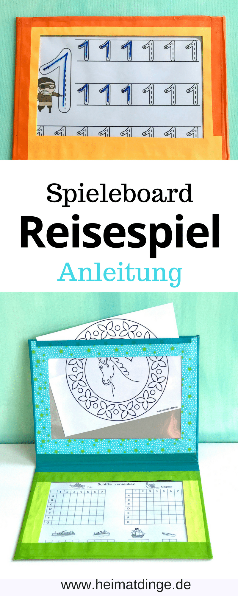 Spiel Fur Die Autofahrt Upcycling Spieleboard Zum Abwischen Heimatdinge