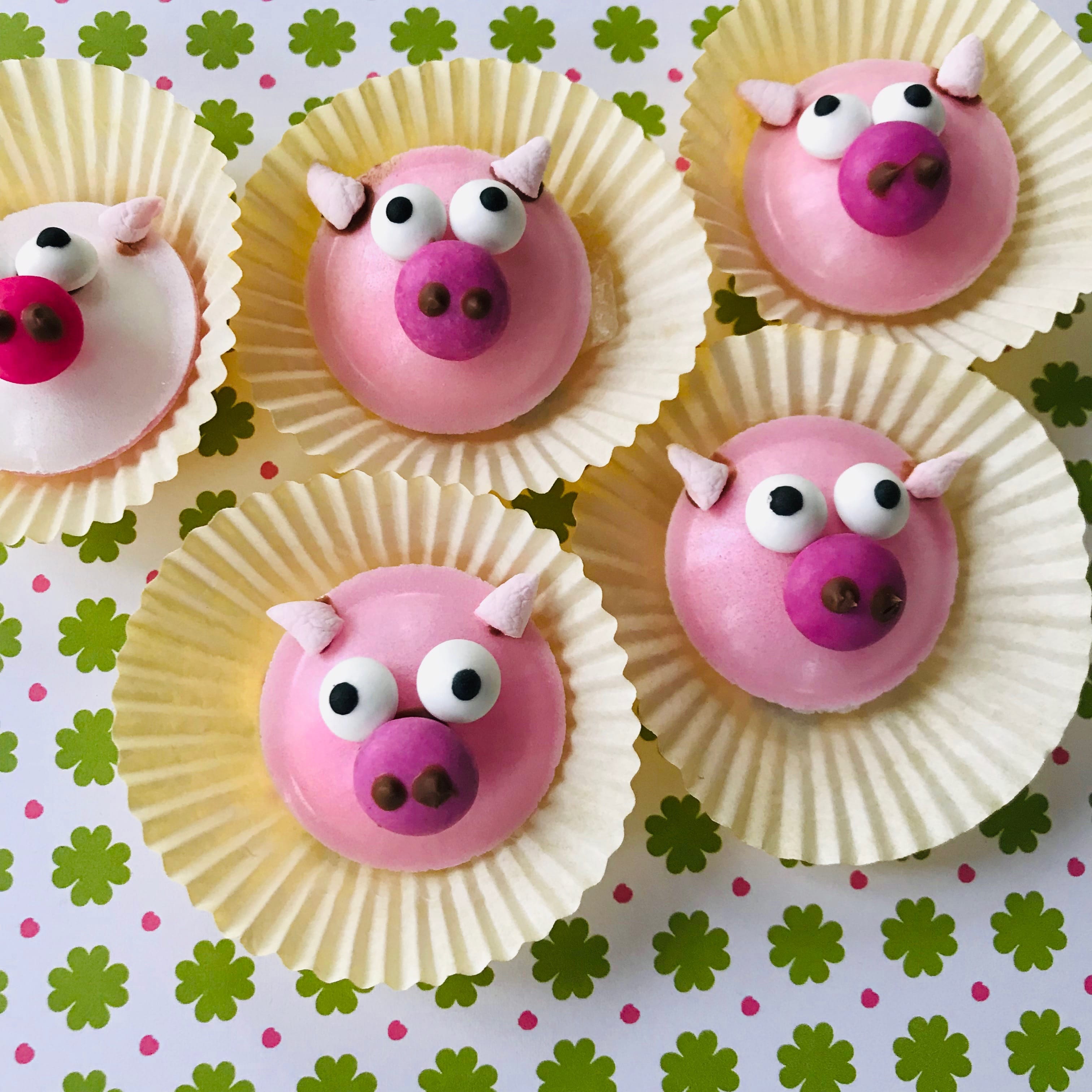 Süßer Partysnack, Gluecksschwein selber machen