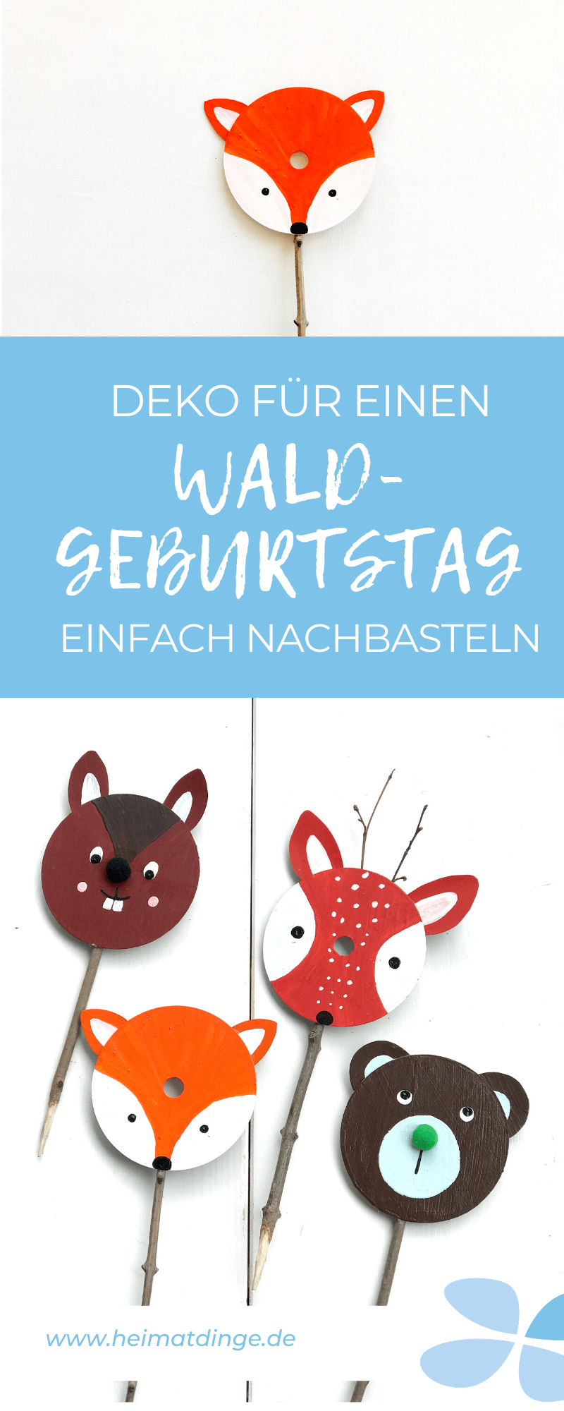 waldgeburtstag-waldtiere-basteln-upcycling-kindergeburtstag-dekoration
