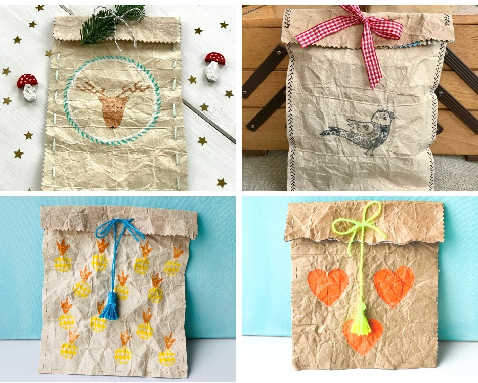 DIY Geschenktuete, Tetrapak, Geschenkverpackung, basteln, Upcycling