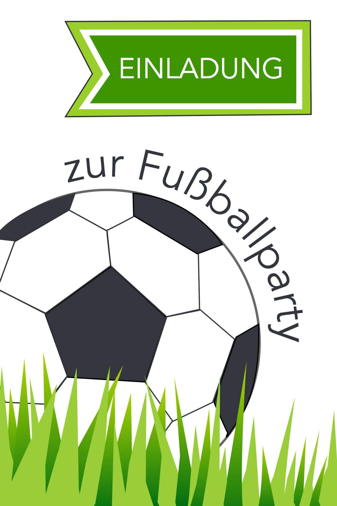 Kindergeburtstag Einladungen Zum Ausdrucken Kostenlos Fussball 2 Heimatdinge