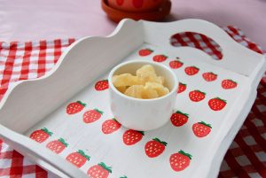 DIY Tablett Erdbeere Sommer selber machen