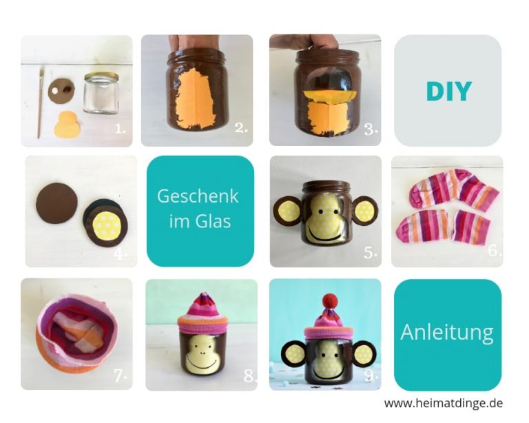 DIY Geschenk im Glas 2 Geschenke in einem