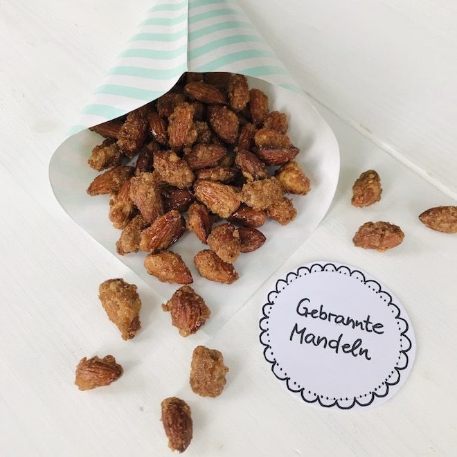 Jahrmarkt Party, gebrannte Mandeln