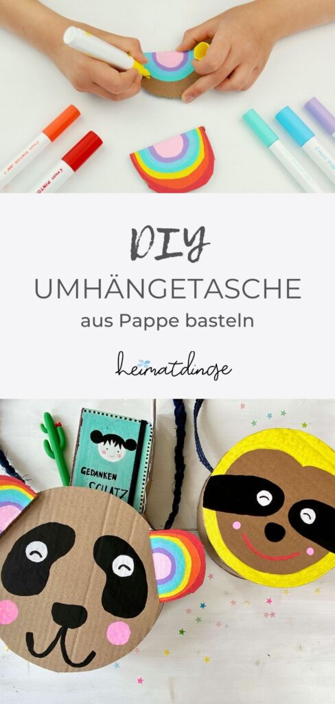 Tasche aus Karton mit Kindern basteln 19 tasche-basteln-mitt-kinder2