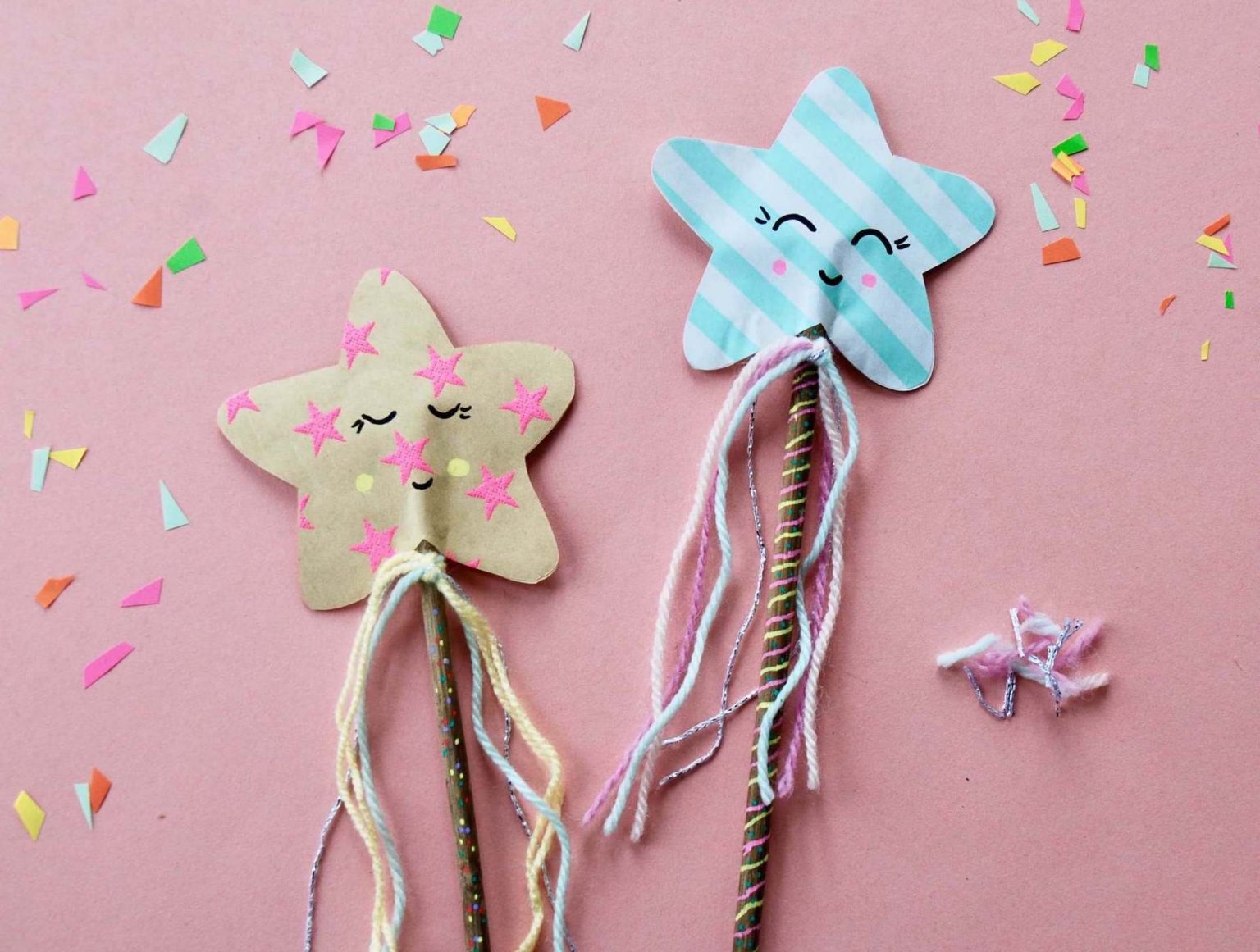 Baker Ross Meeresleben Zauberstab Bastelset – 8er Pack Für Kindergeburtstag & Kreativprojekte