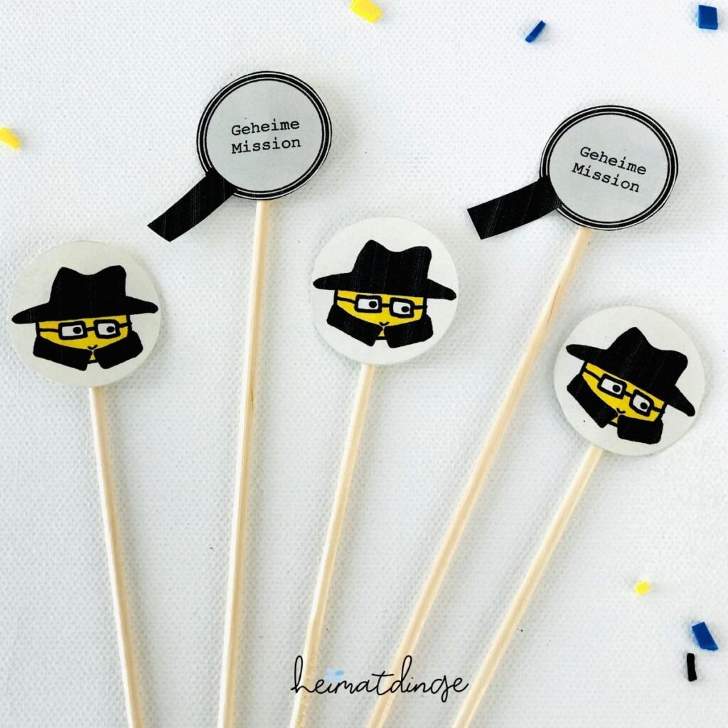 Party Picker für eine Detektiv Mottoparty