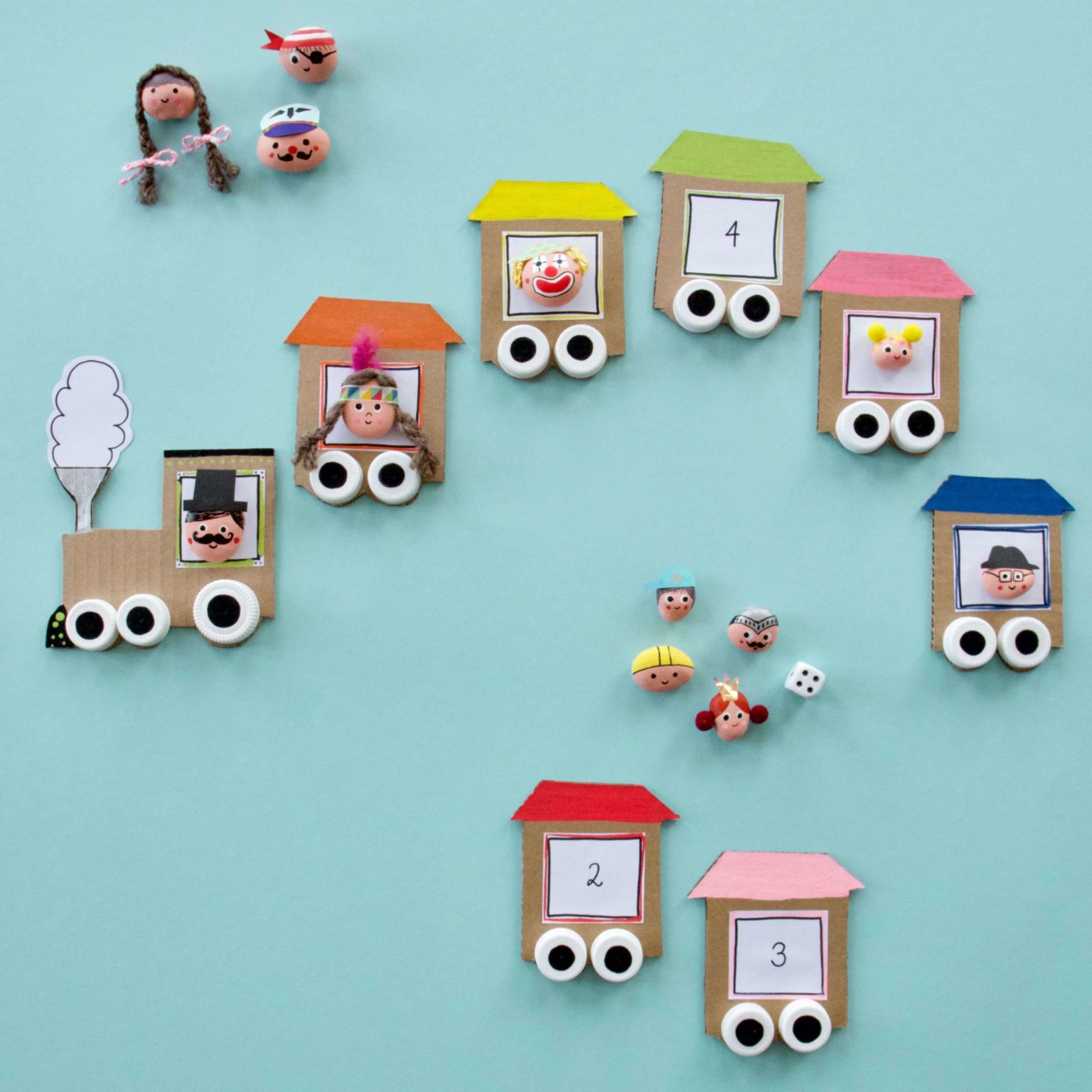 spielzeug basteln für kinder Upcycling, DIY Anleitungen und Kindergeburtstag Ideen - Heimatdinge