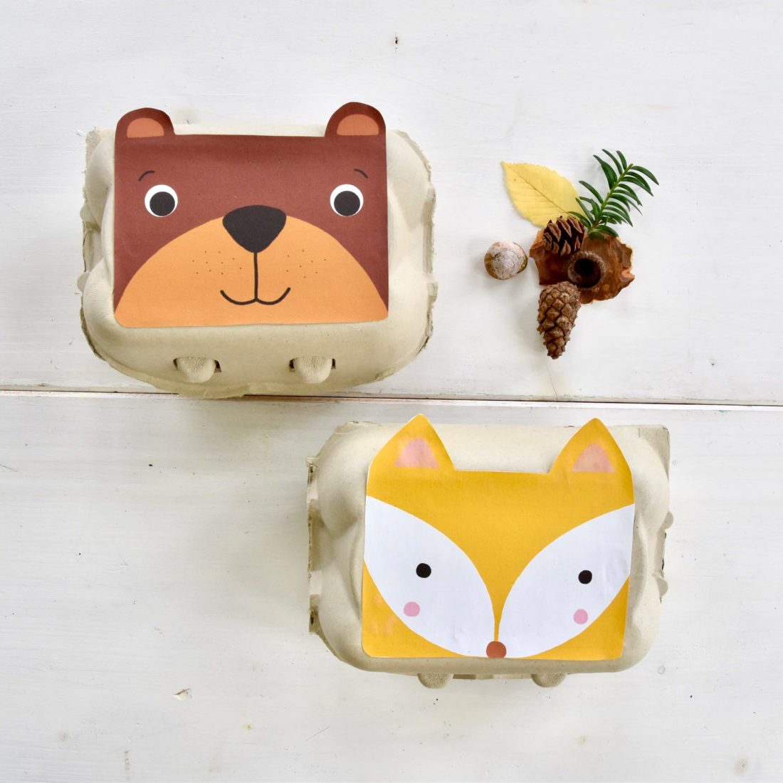 Naturbingo aus Eierkarton mit Vorlage zum Ausdrucken – Heimatdinge