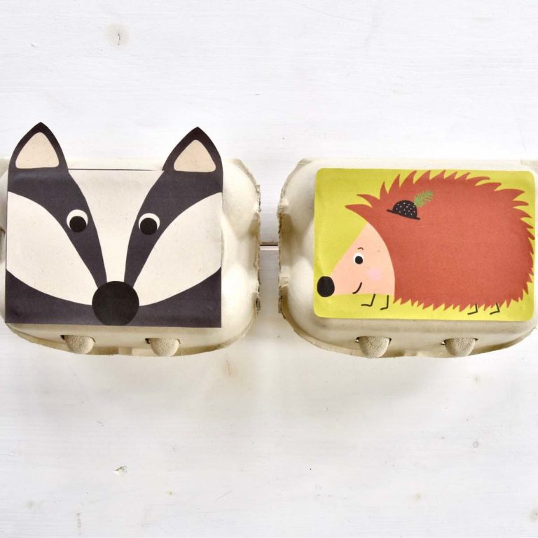 Naturbingo aus Eierkarton mit Vorlage zum Ausdrucken – Heimatdinge