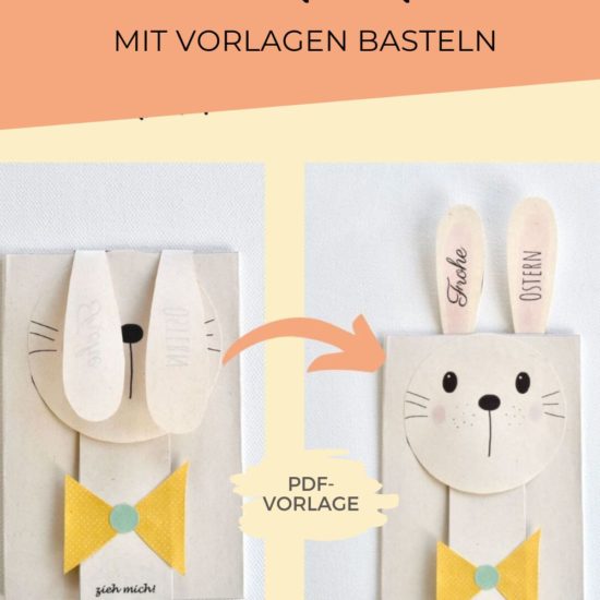 D4DREAM Oster-Pop-Up-Karte – 3D Karte Mit Osterhasen & Kreuz, Inkl. Umschlag