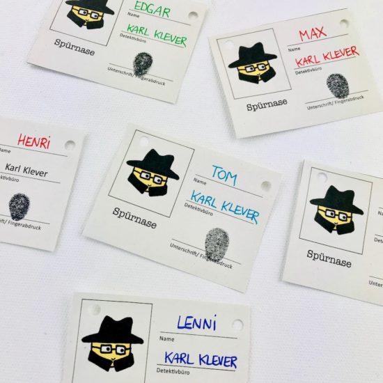 Detektivausweis zum Ausdrucken und Selbermachen – Heimatdinge
