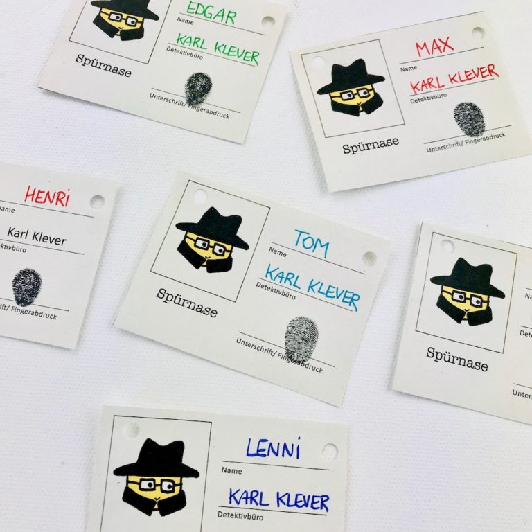 Detektivausweis zum Ausdrucken und Selbermachen – Heimatdinge