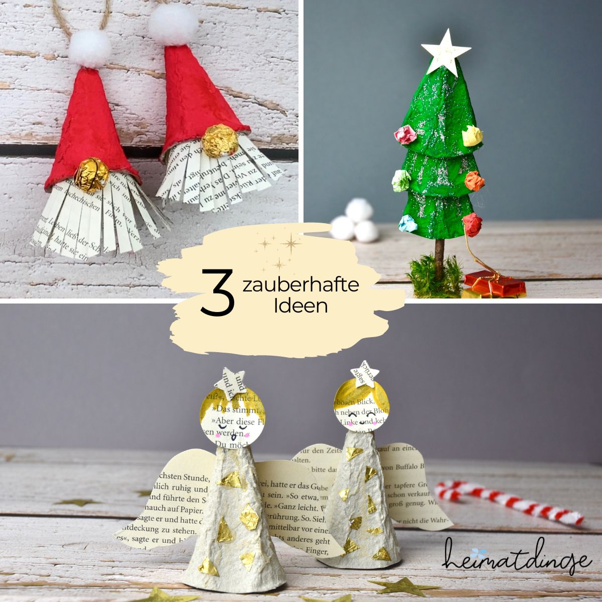 5 Upcycling Ideen F r Weihnachten Aus Kaffeepads Heimatdinge