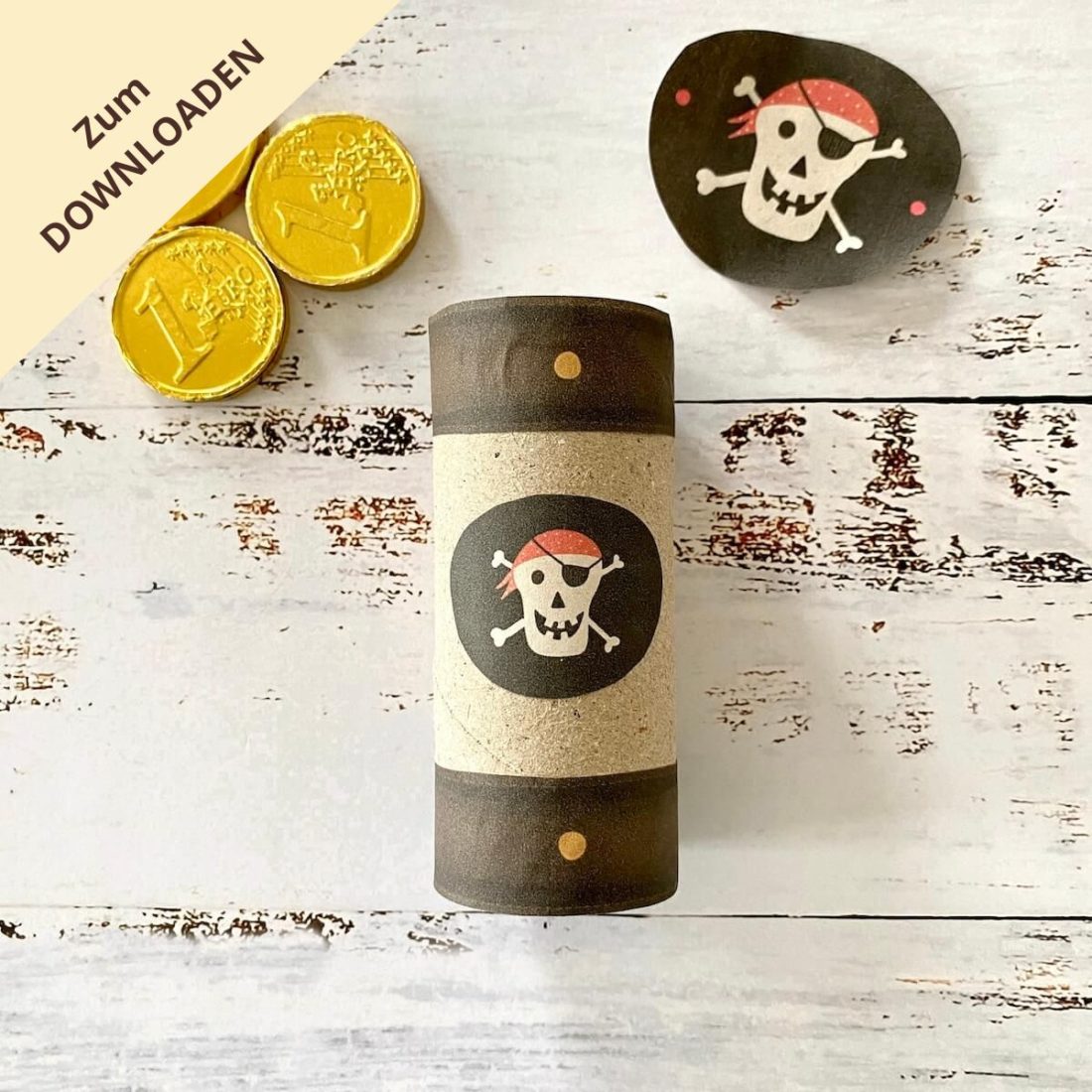 144 Goldene Piraten-Schatzmünzen Aus Kunststoff – Perfekt Für Mottopartys & Schatzsuchen