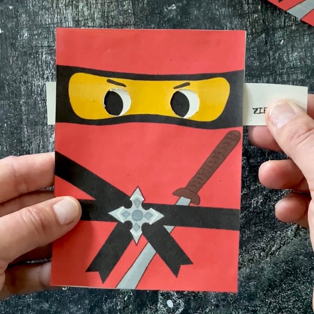 Ninja Einladung basteln - so einfach geht's 3 ninja-einladung-vorlage zum ausdrucken