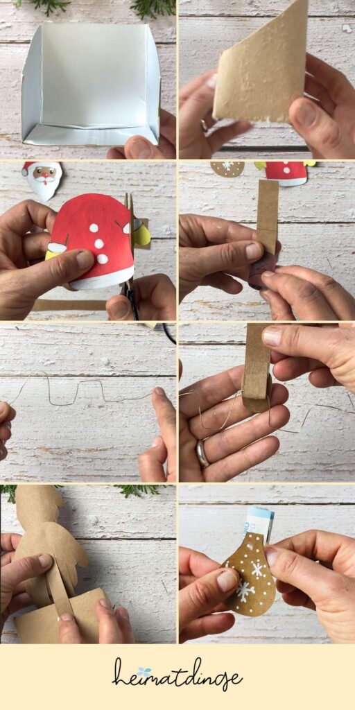 Geldgeschenk für Weihnachten verpacken 2 geldgeschenk fuer weihnachten verpacken anleitung