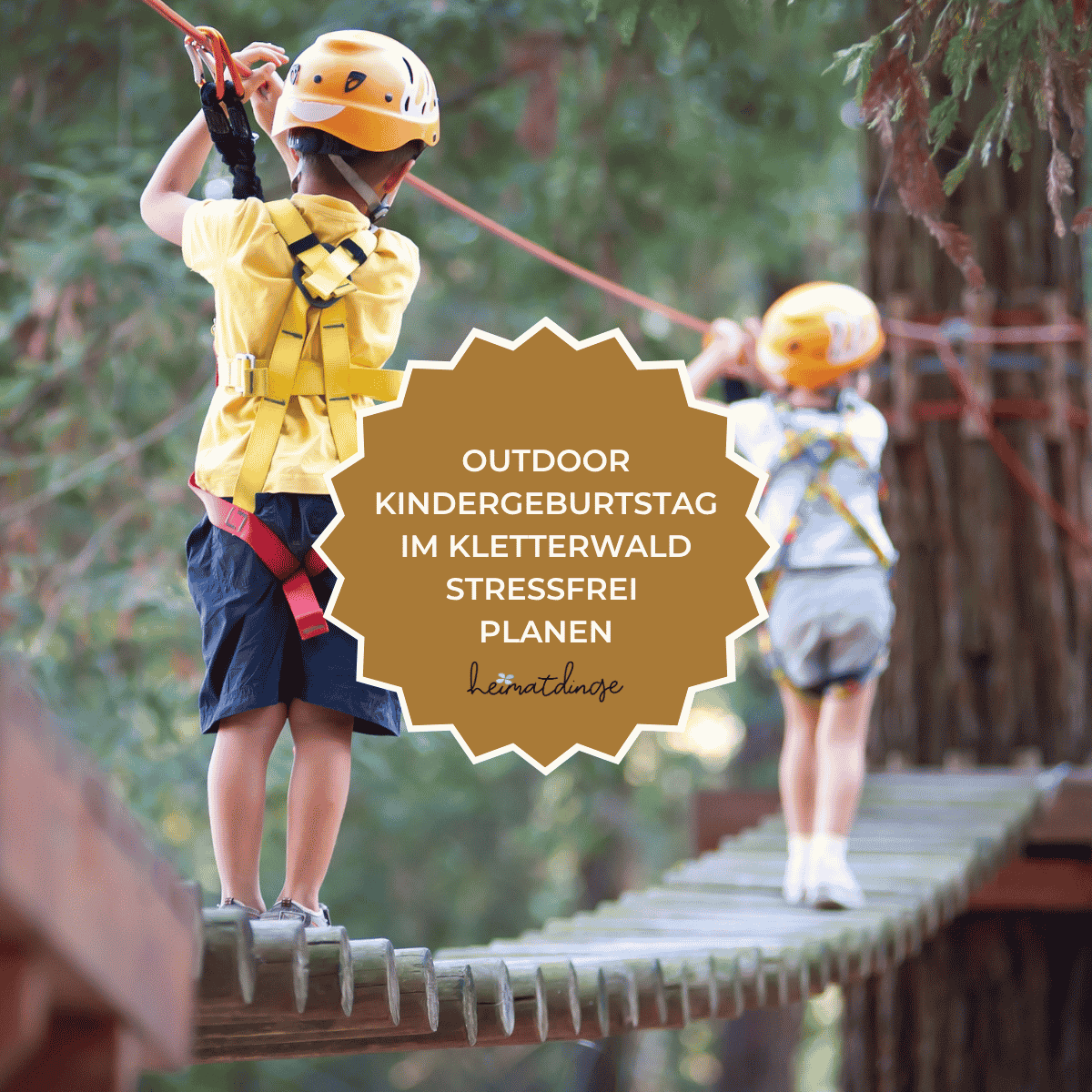 Kindergeburtstag im Kletterwald stressfrei planen