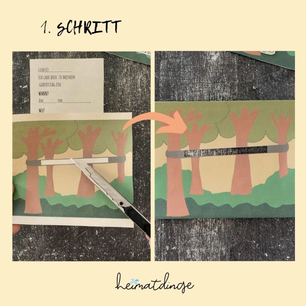 kletterwald einladung schritt 1