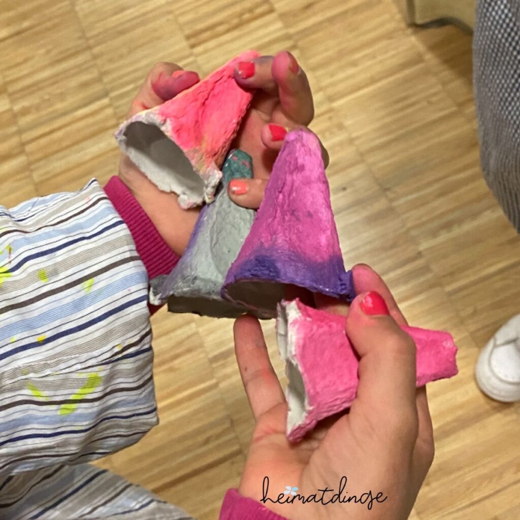 Upcycling Basteln mit Kindern