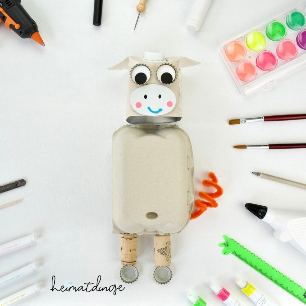 Upcycling Basteln mit Kindern - das perfekte Bastelmaterial für 0 Euro