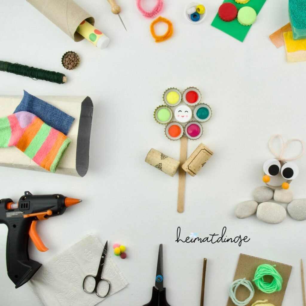 Upcycling Basteln mit kindern - 10  hilfreiche Tipps